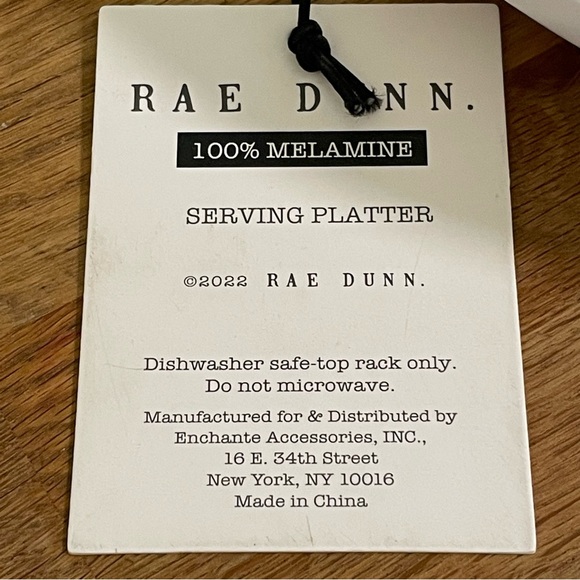SOLD NEW Rae Dunn Melamine Serving Tray - Picture 5 of 5